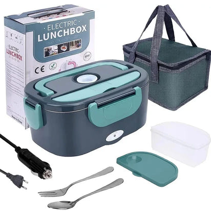 Electric Lunch Box Food Heater 3-In-1 Portable Food Warmer Lunch Box for Car & Home
